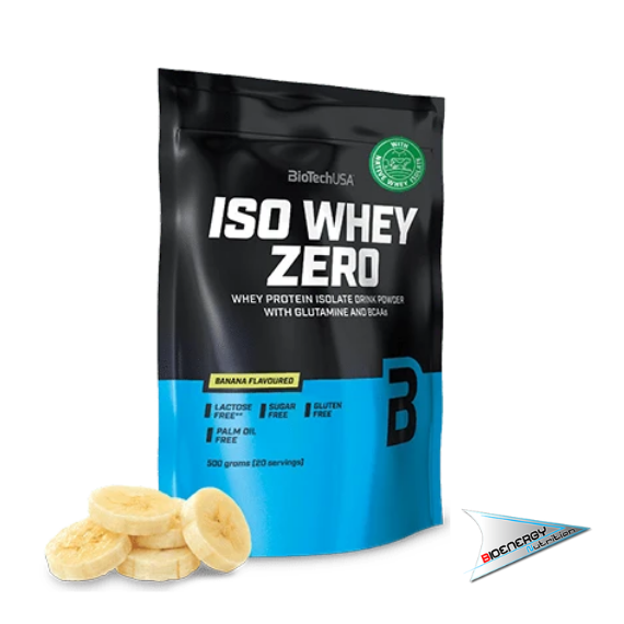 Biotech-ISO WHEY ZERO  busta 500 gr Banana  